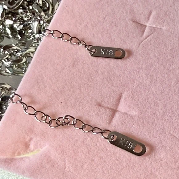 KC Chic Silver Necklace & Bracelet Bracelet Set ~ Never Worn “K18” - Picture 7 of 11